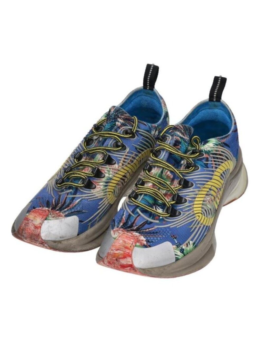 Gucci Run All Over Pattern Low Cut Sneakers - Picture 5 of 5